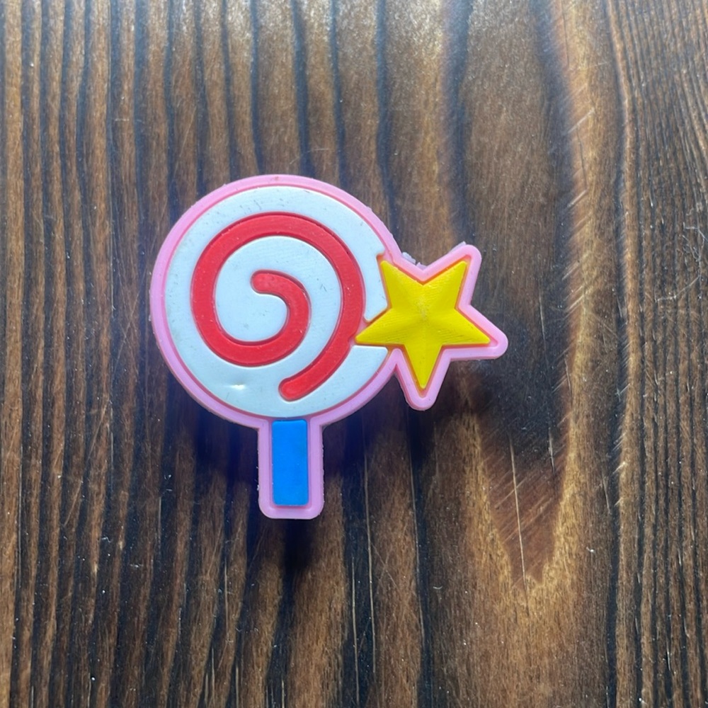 Lollipop Star crocs shoe charm jibbitz